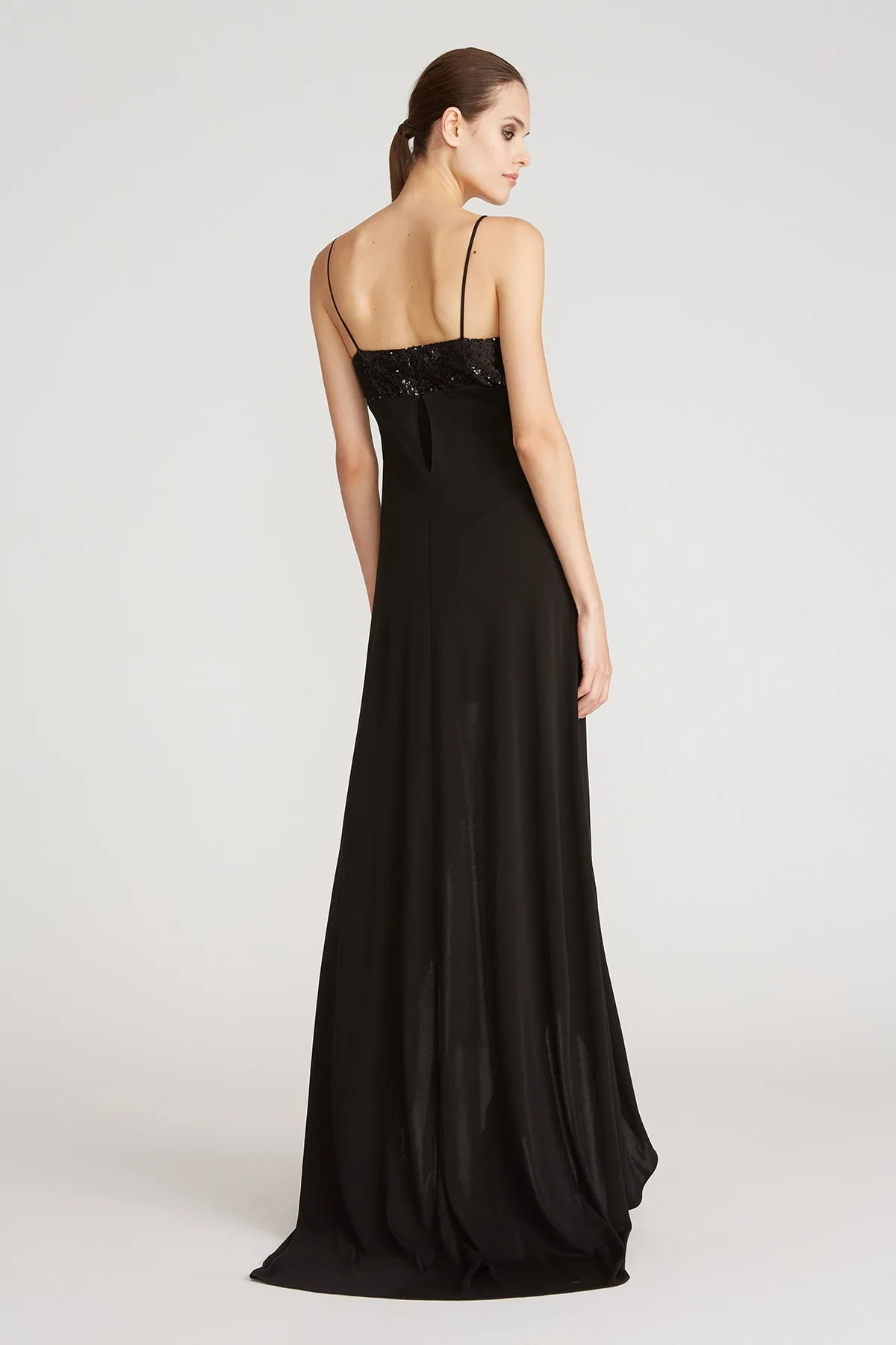 Viv Jersey Sequin Gown sold by H by Halston product image thumbnail 3
