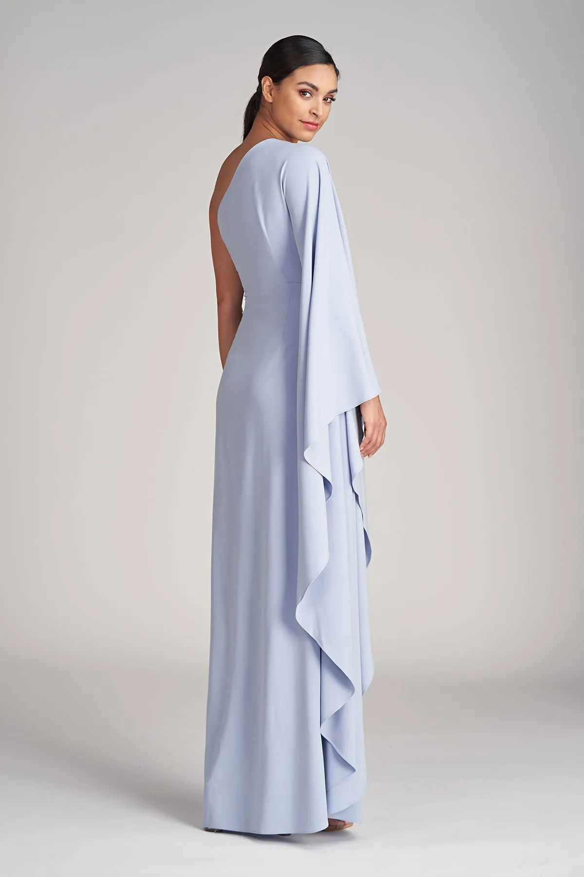 Ariella Gown In Fluid Crepe sold by H by Halston product image thumbnail 2