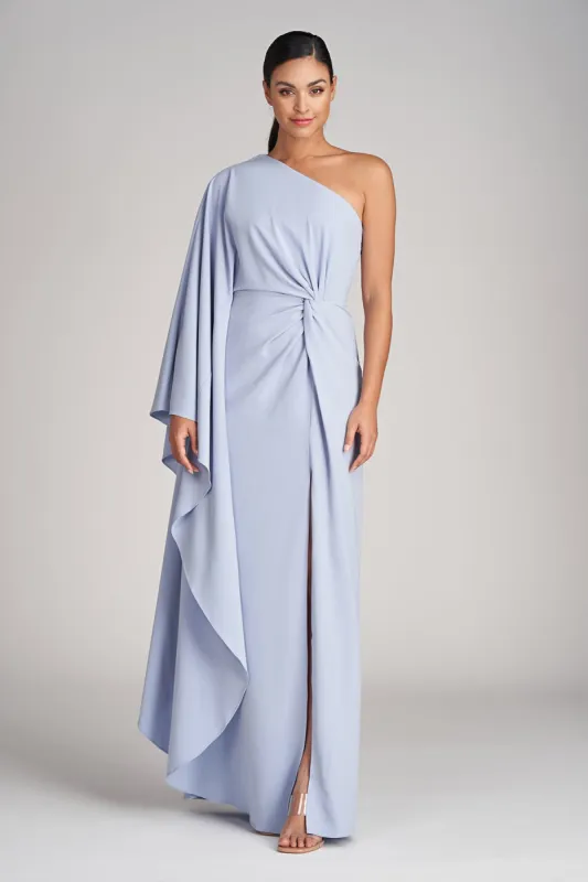Ariella Gown In Fluid Crepe sold by H by Halston
