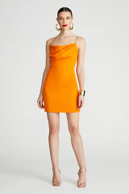 Lavinia Dress In Stretch Crepe sold by H by Halston