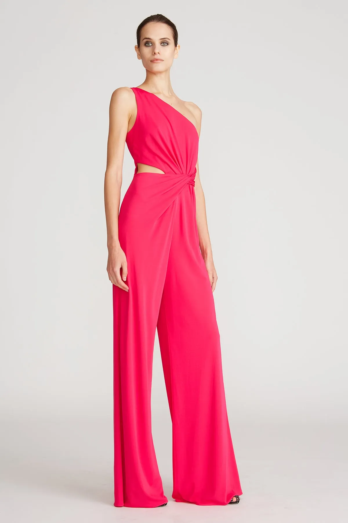 Randi Jersey Twist Jumpsuit sold by H by Halston product image thumbnail 4