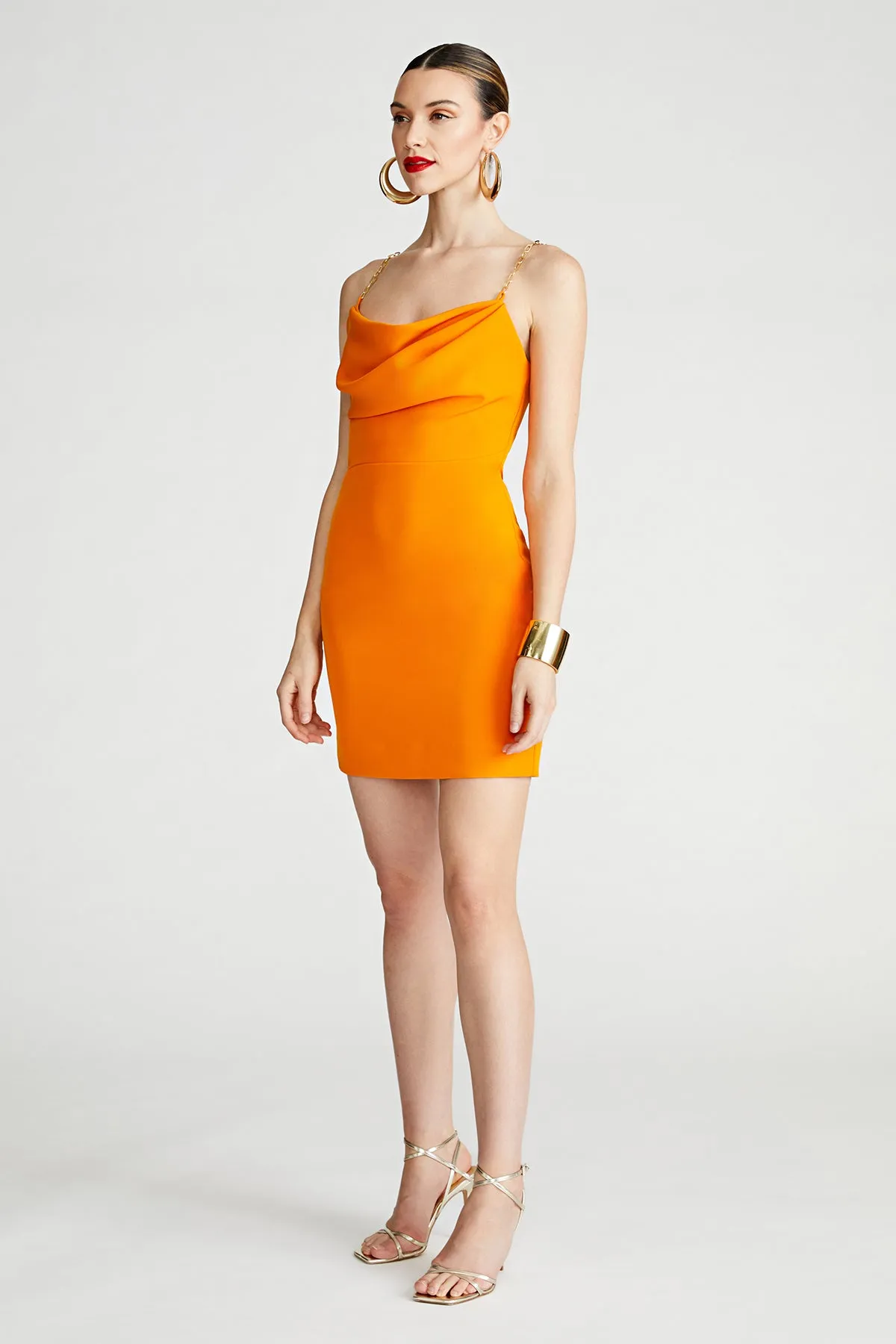 Lavinia Dress In Stretch Crepe sold by H by Halston product image thumbnail 3