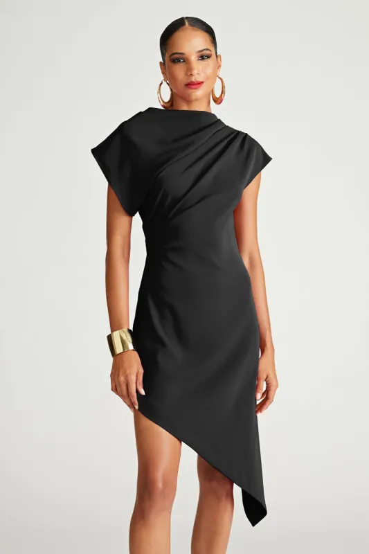 Perri Dress In Crepe Cady sold by H by Halston