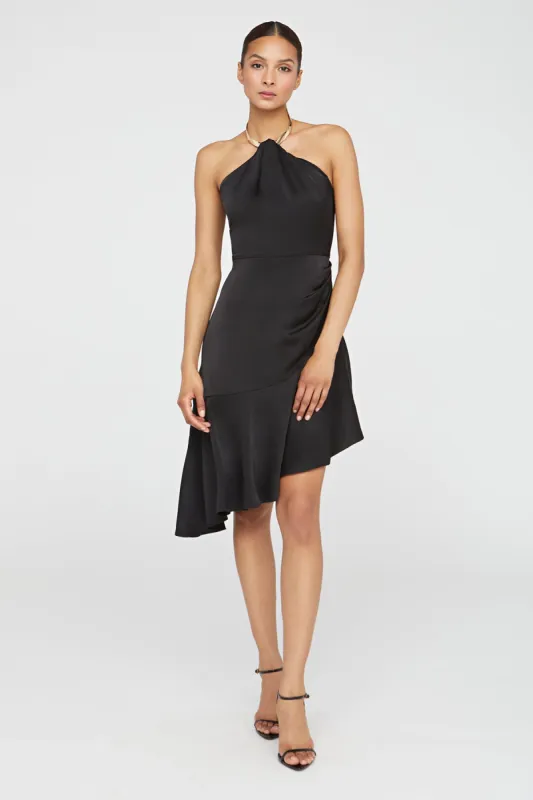 Beverly Dress In Satin made by H by Halston