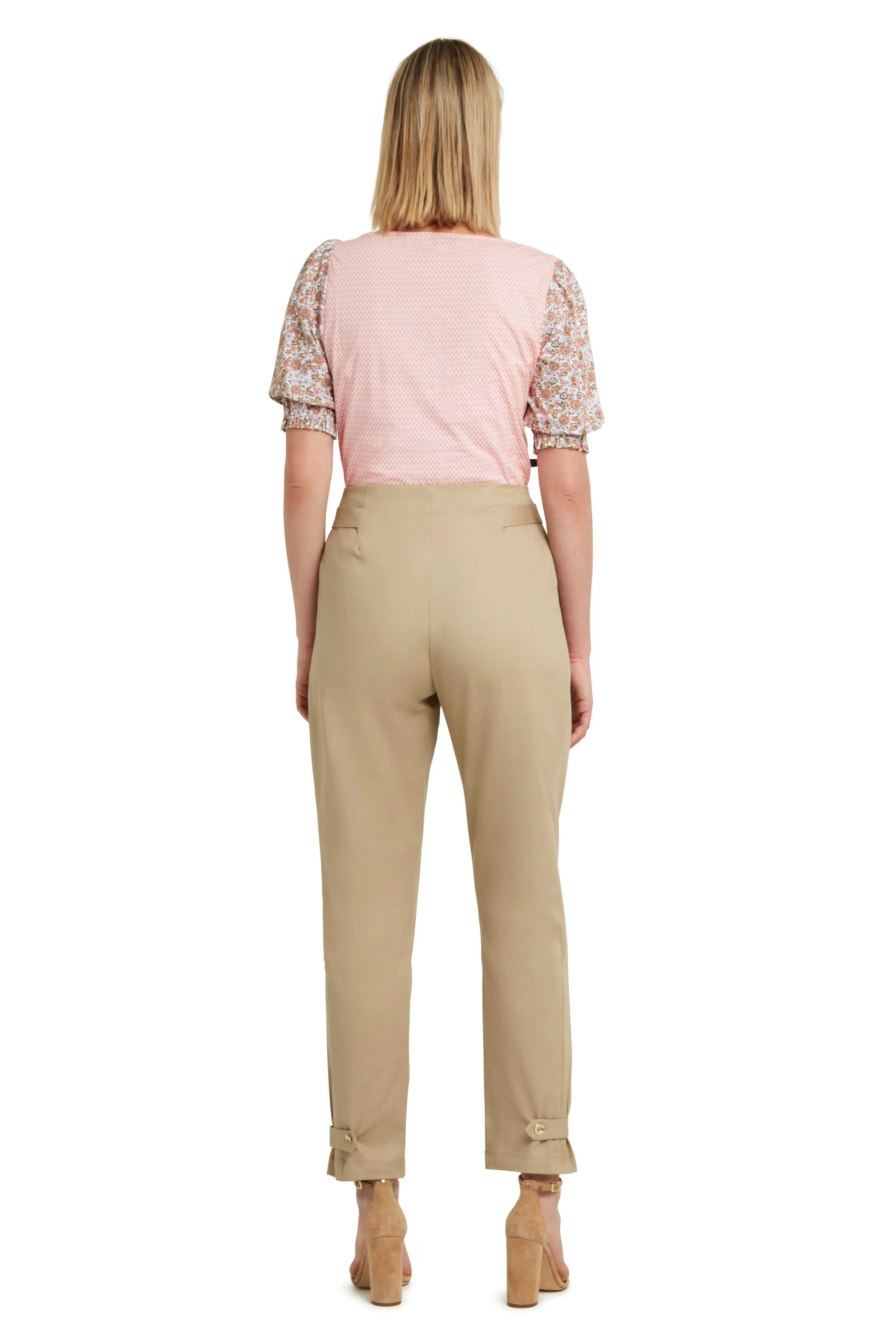 Button Front Blouse in Stretch Poplin sold by H by Halston product image thumbnail 2