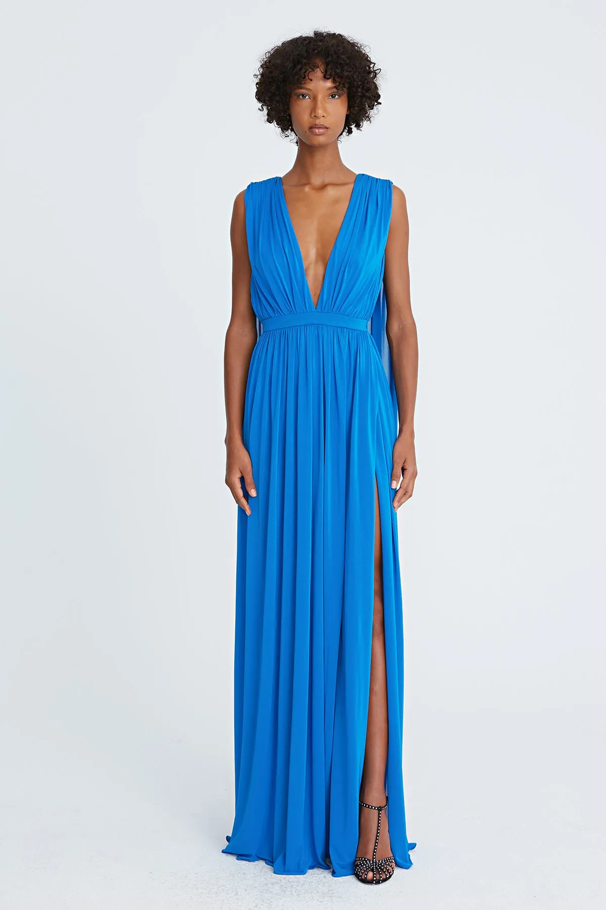 Ashley Jersey V-Neck Gown sold by H by Halston product image thumbnail 4