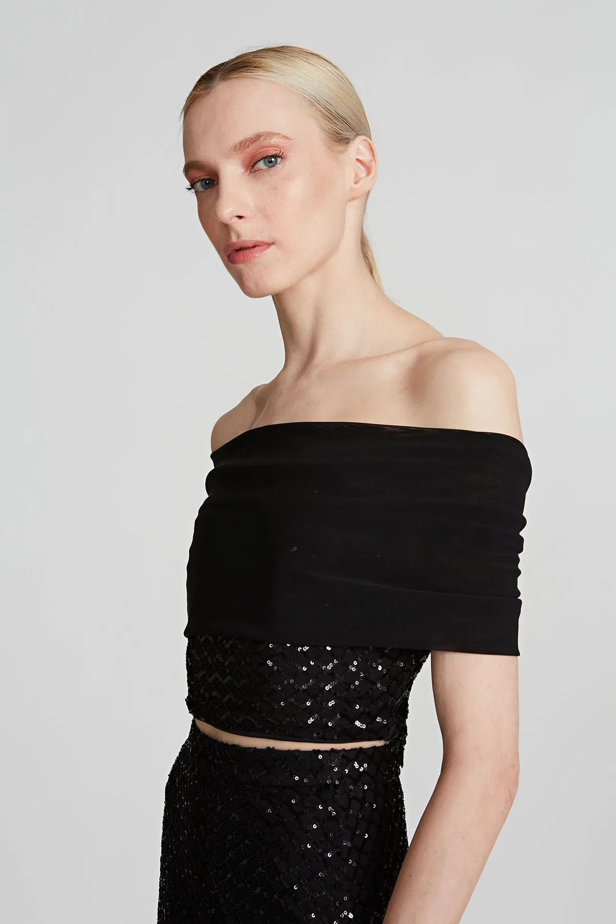 Tal Sequin Bustier sold by H by Halston product image thumbnail 3