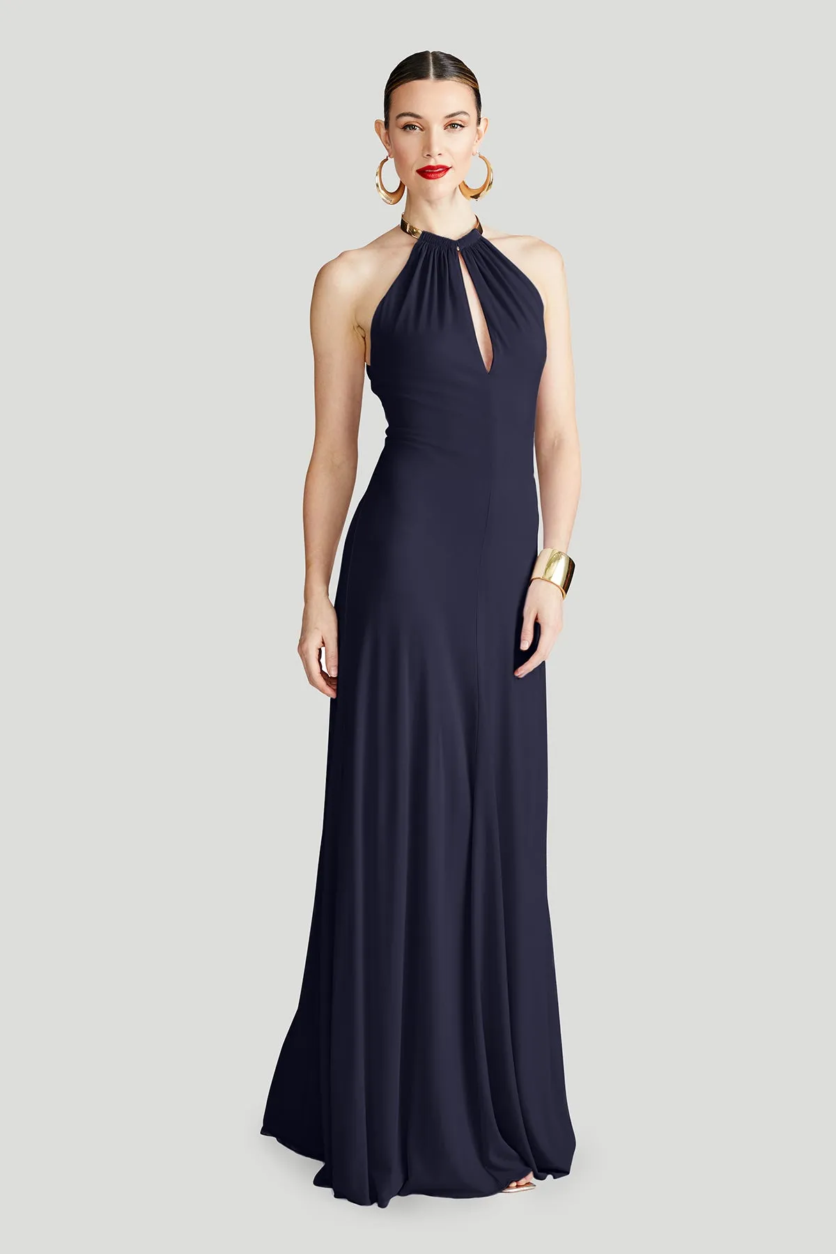 Oriana Gown In Matte Jersey sold by H by Halston product image thumbnail 5