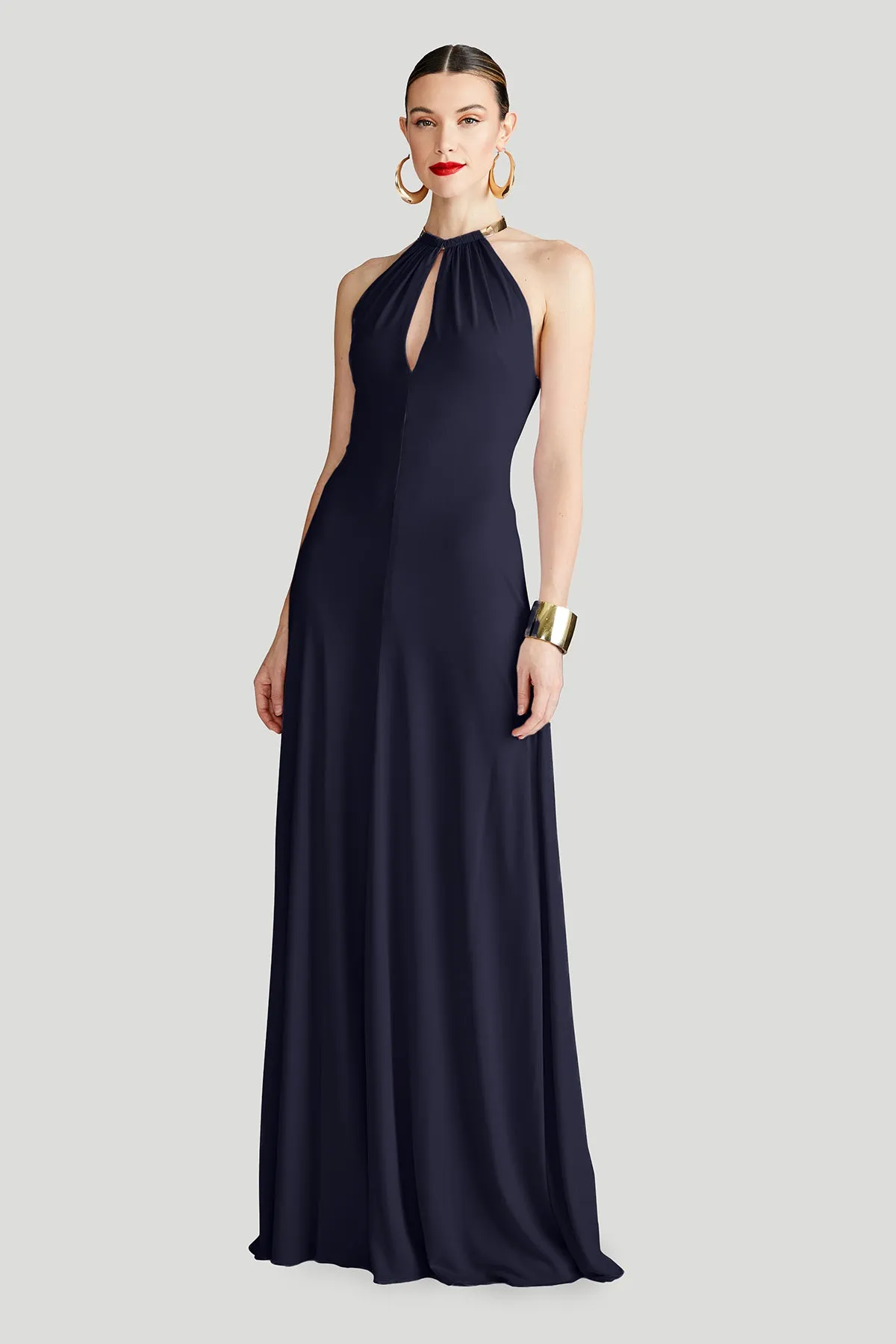 Oriana Gown In Matte Jersey sold by H by Halston