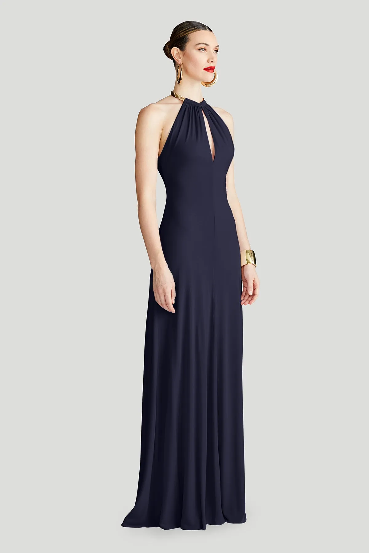 Oriana Gown In Matte Jersey sold by H by Halston product image thumbnail 3