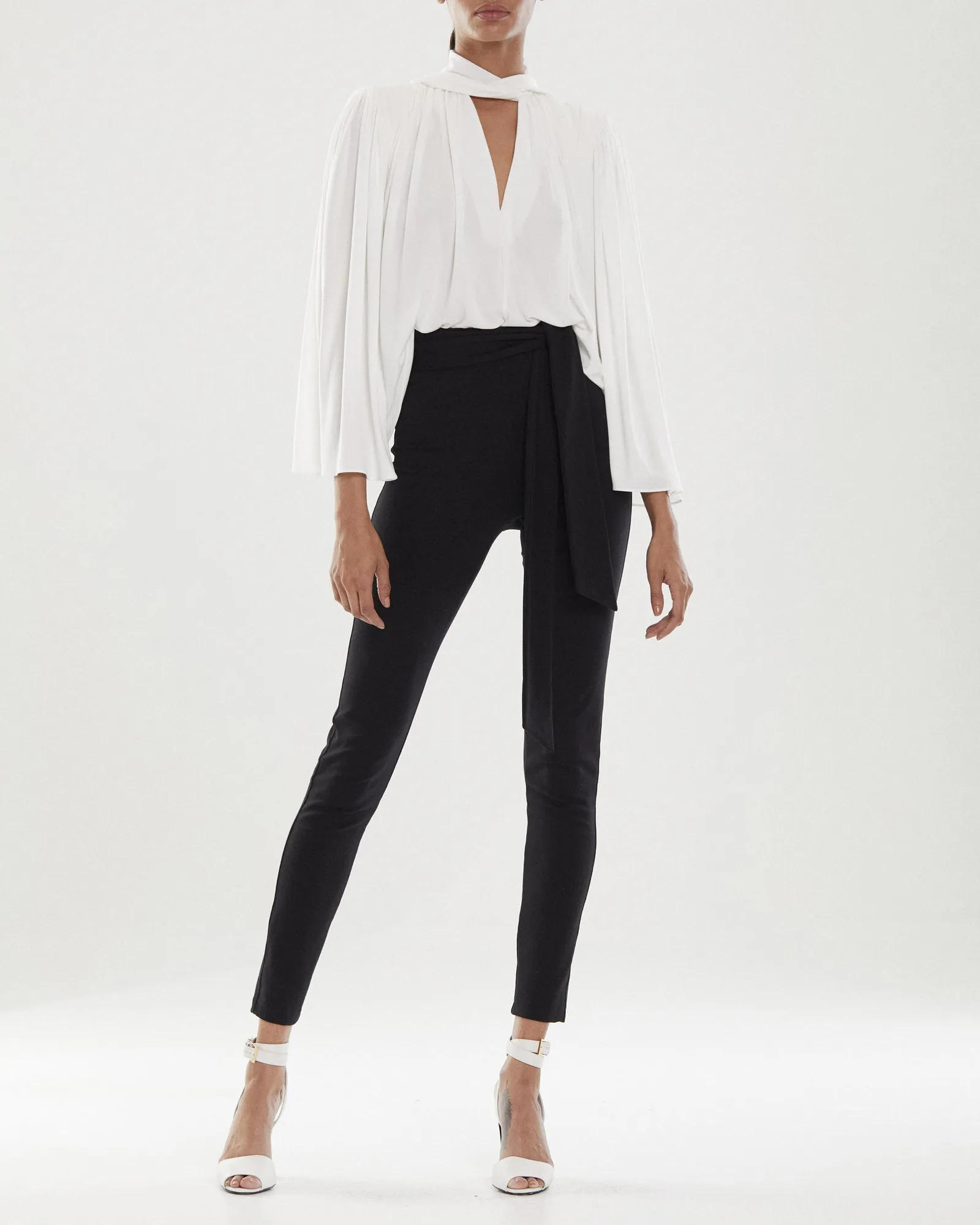Evi Volume Drape Top sold by H by Halston