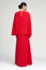 Olaya Gown In Fluid Crepe sold by H by Halston