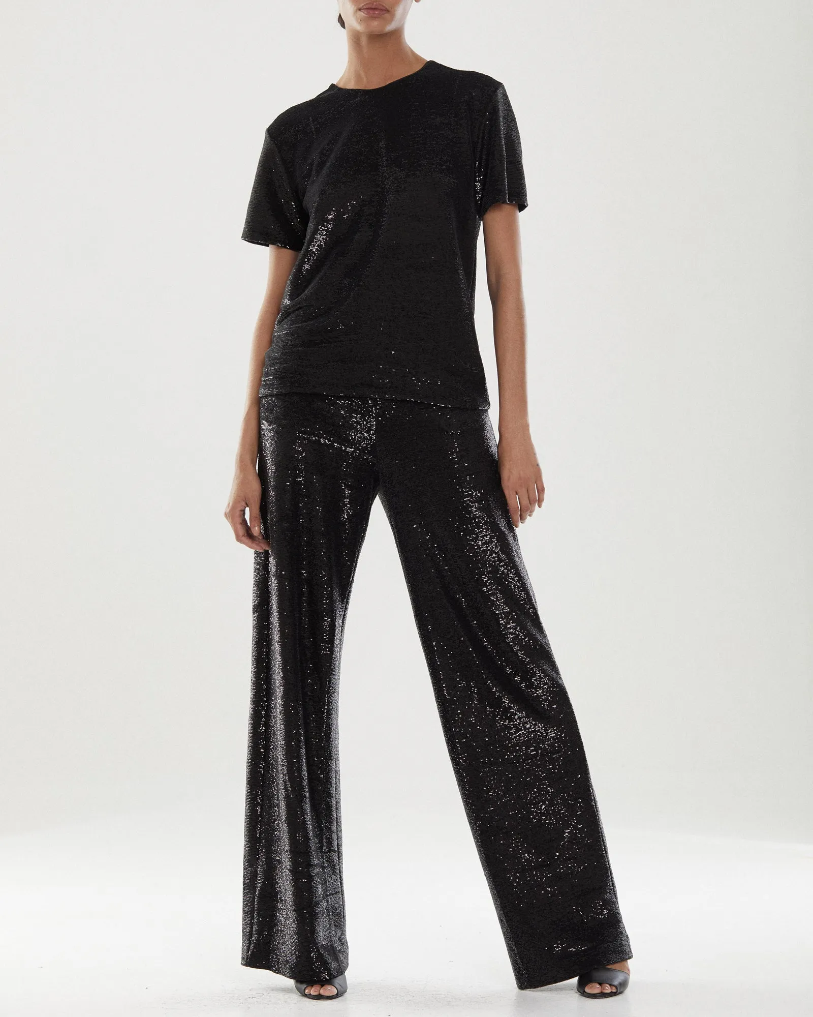 Onyx Sequin Top sold by H by Halston