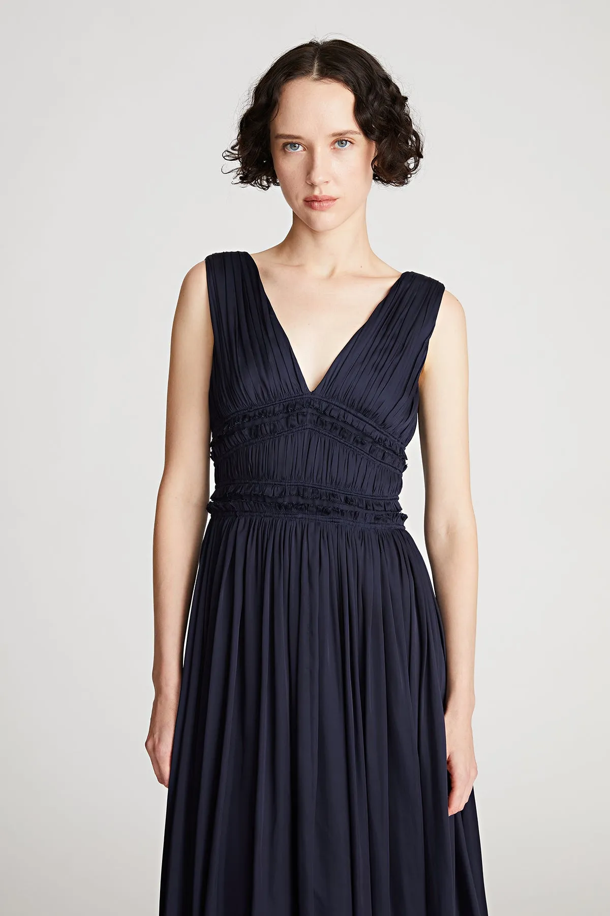 Reilly Dress In Fluid Satin sold by H by Halston product image thumbnail 4