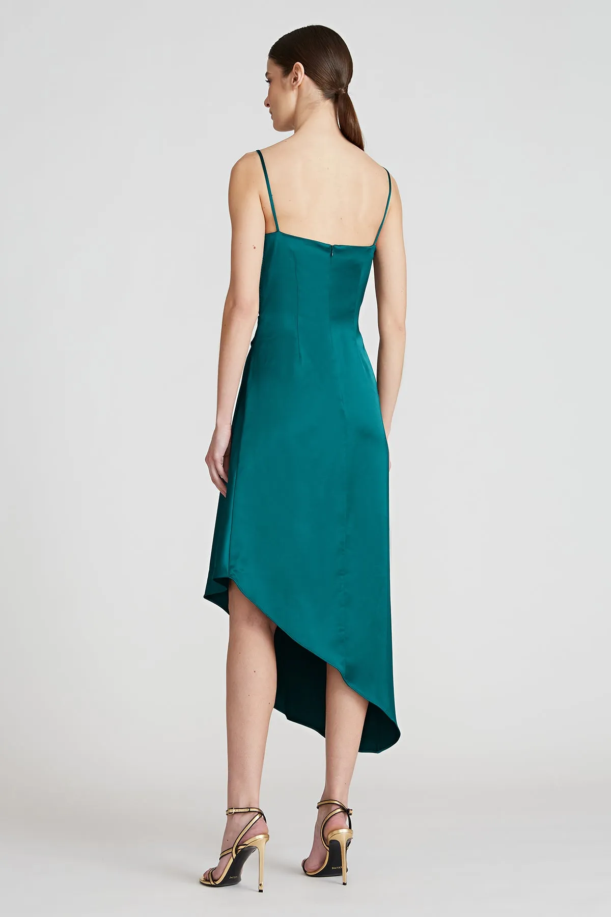 Nuri Satin Cocktail Dress sold by H by Halston product image thumbnail 2
