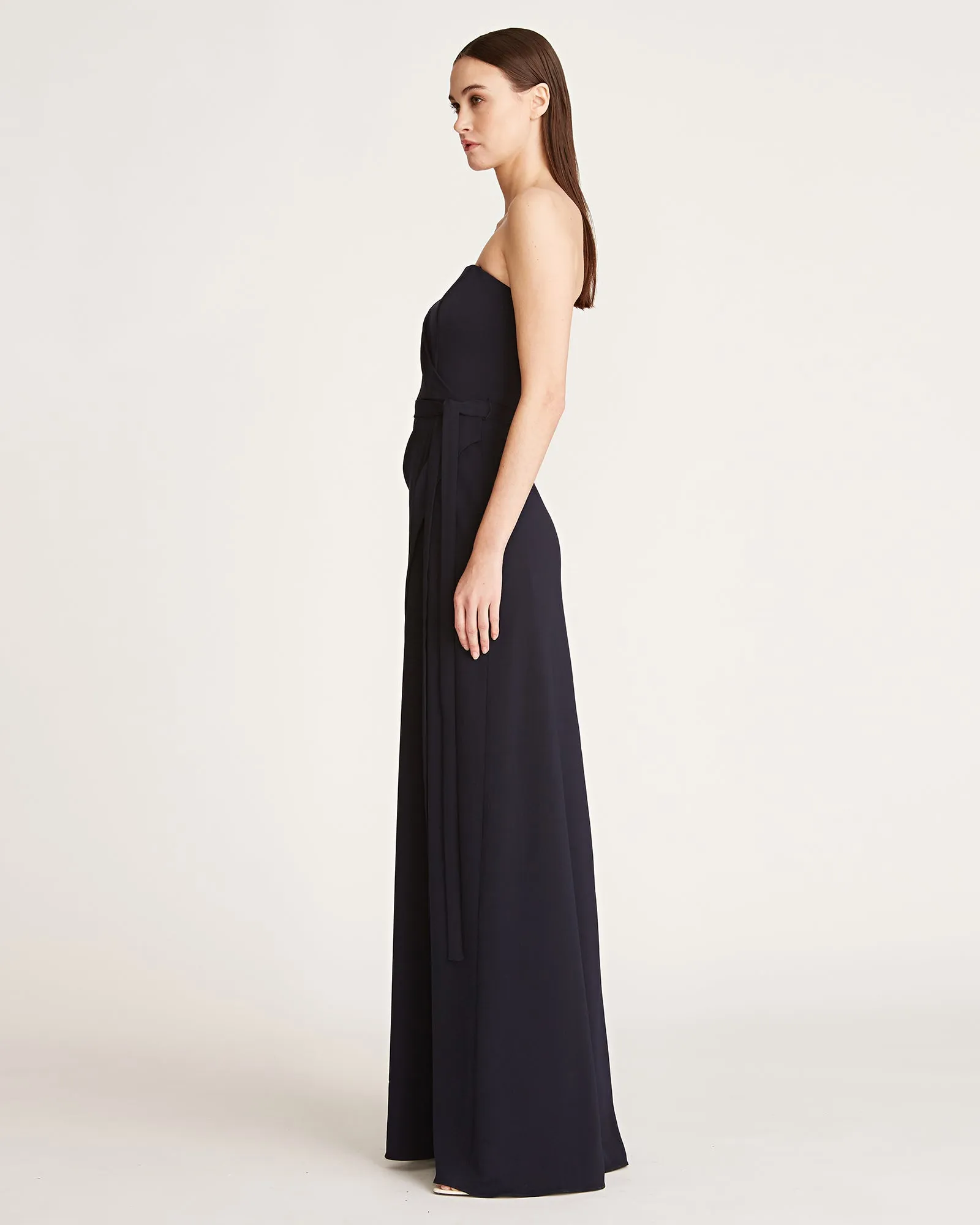 Ami Side Drape Gown sold by H by Halston product image thumbnail 3
