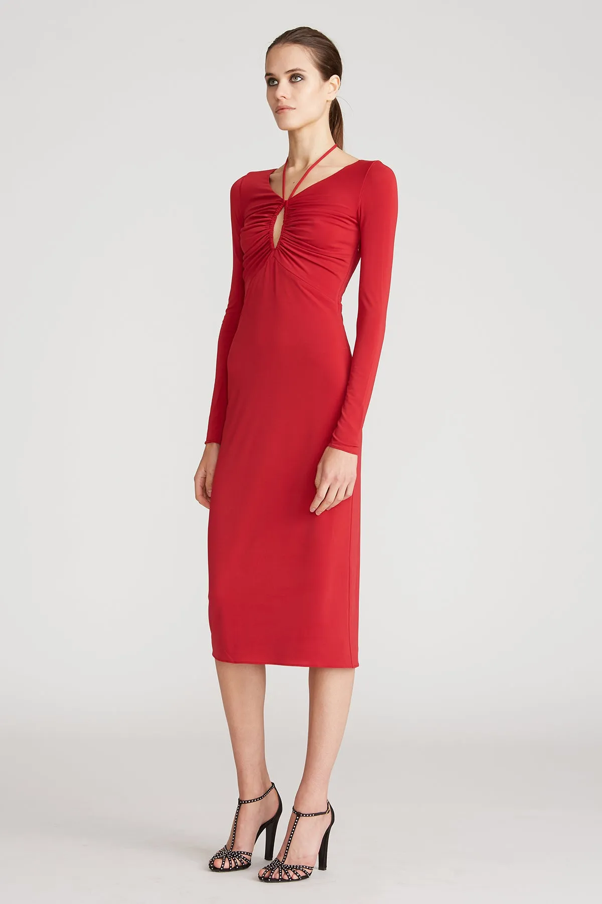 Ember Stretch Jersey Dress sold by H by Halston product image thumbnail 3