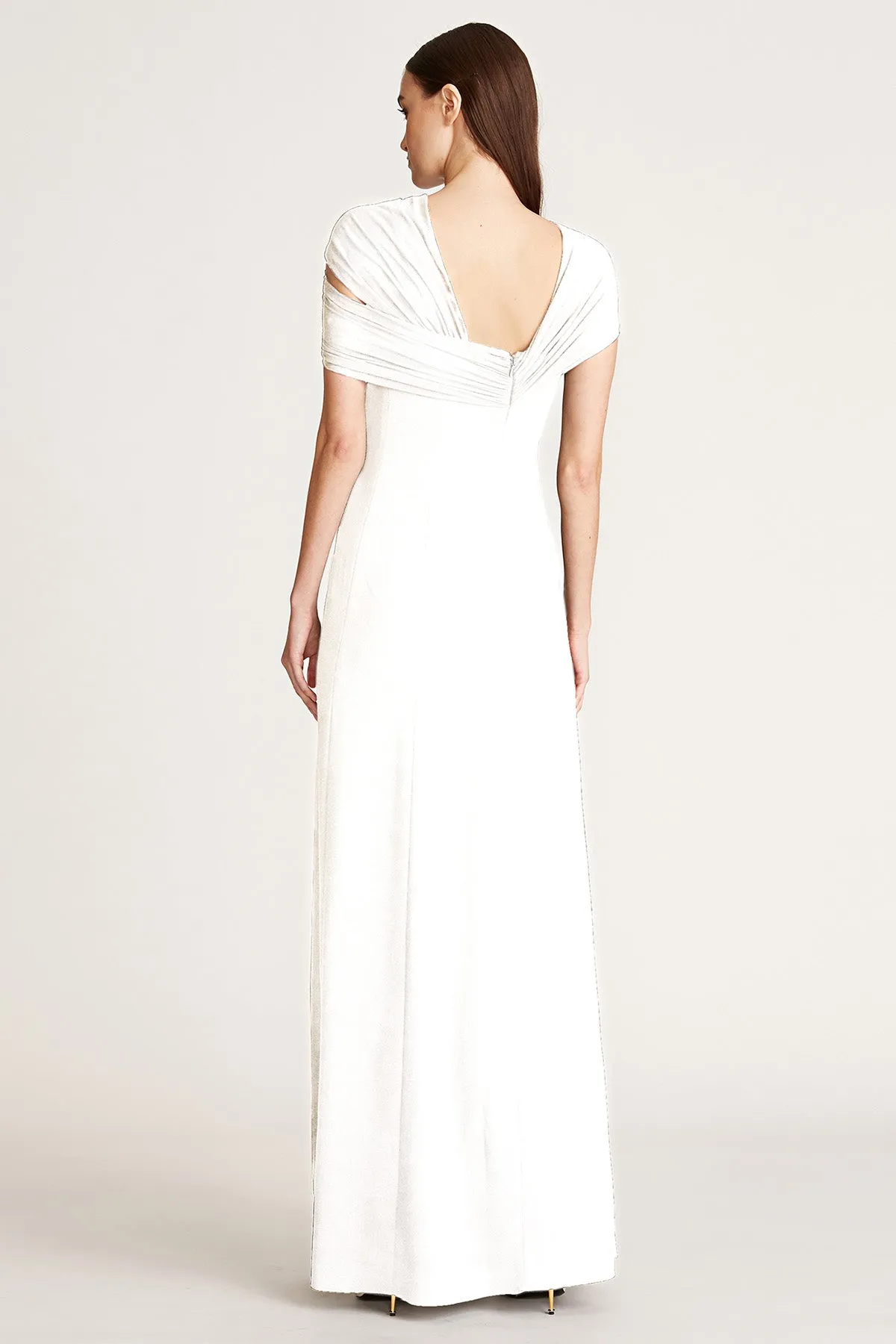 Eden Stretch Crepe Gown sold by H by Halston product image thumbnail 2