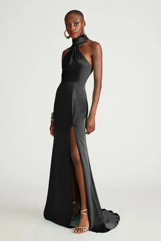 Gemi Gown In Satin made by H by Halston