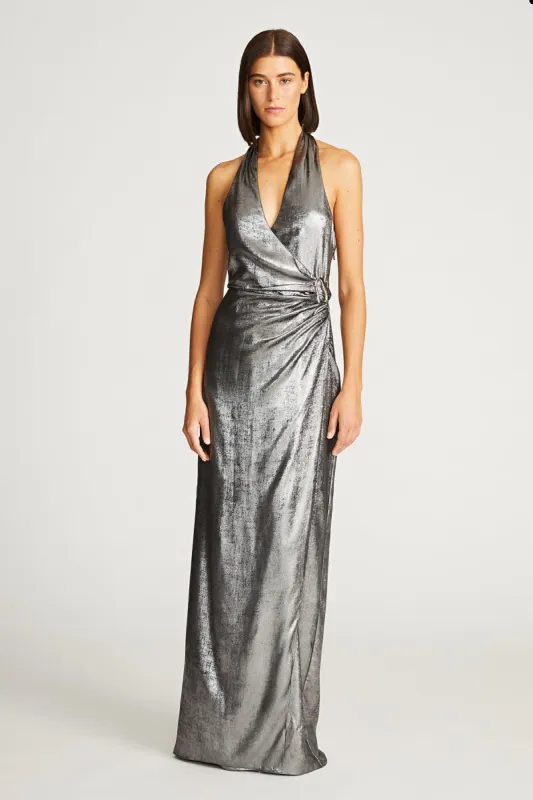 Gwyneth Gown In Lurex Chiffon sold by H by Halston
