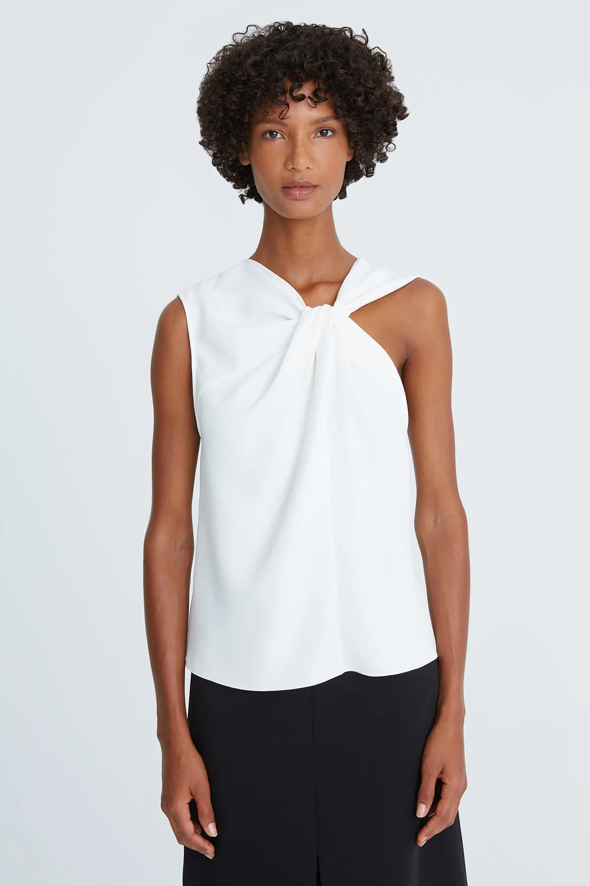 Valencia Crepe Twist Top sold by H by Halston product image thumbnail 2