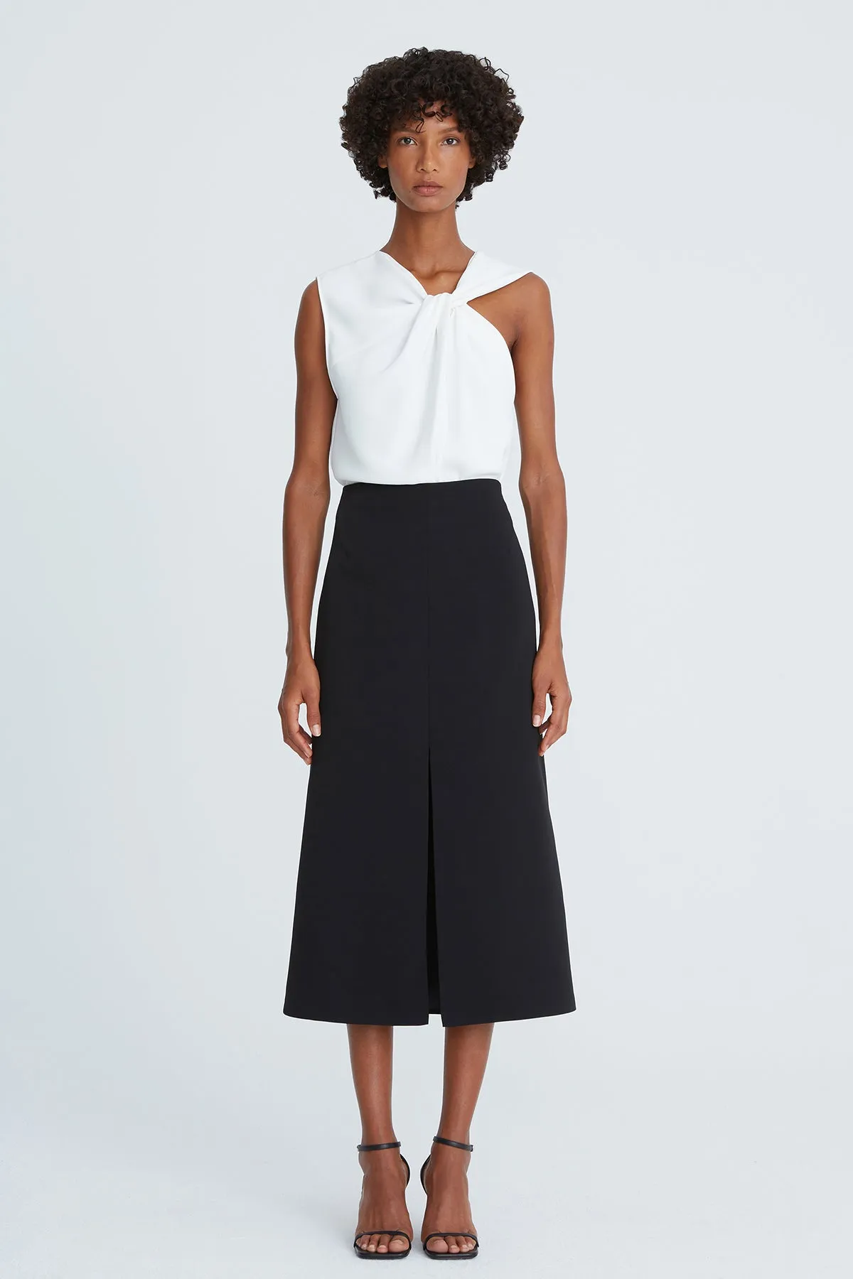 Valencia Crepe Twist Top sold by H by Halston