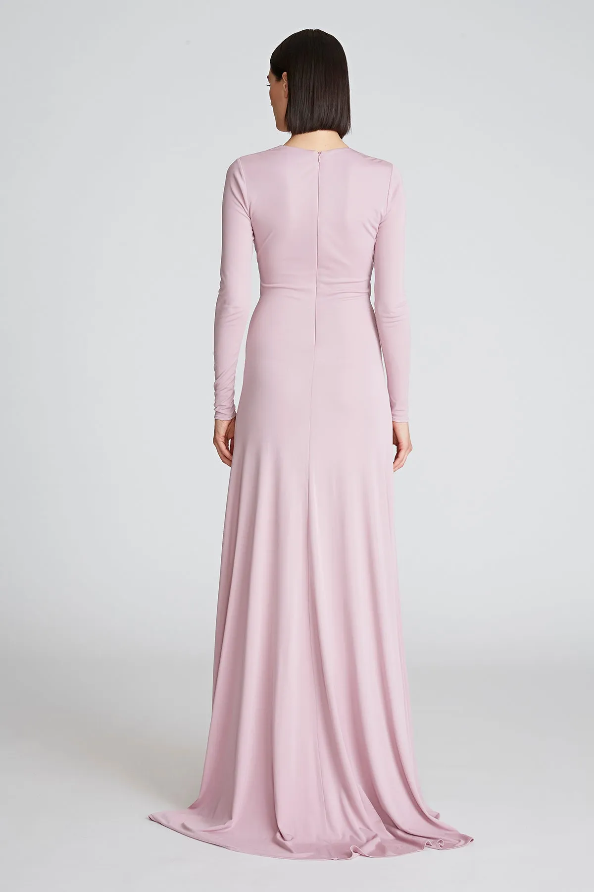 Andie Matte Jersey Twist Gown sold by H by Halston product image thumbnail 2