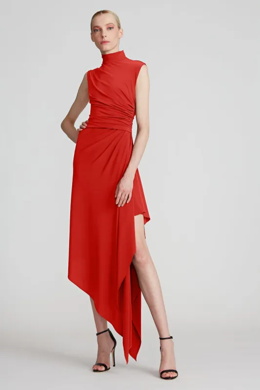 Layla Jersey Side Drape Dress sold by H by Halston