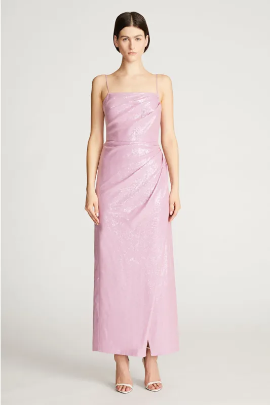 Alania Gown in Stretch Sequin sold by H by Halston
