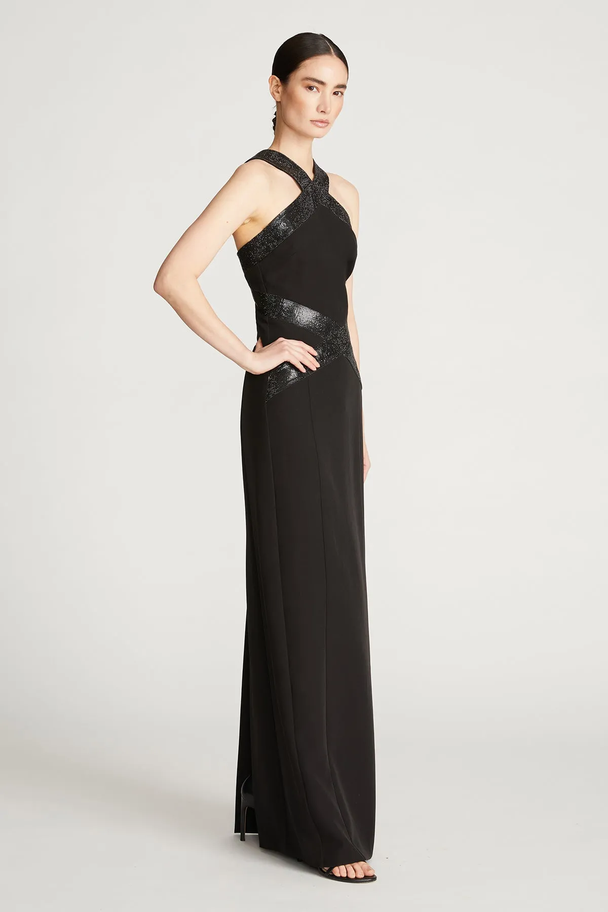 Joyce Gown In Crepe sold by H by Halston product image thumbnail 4