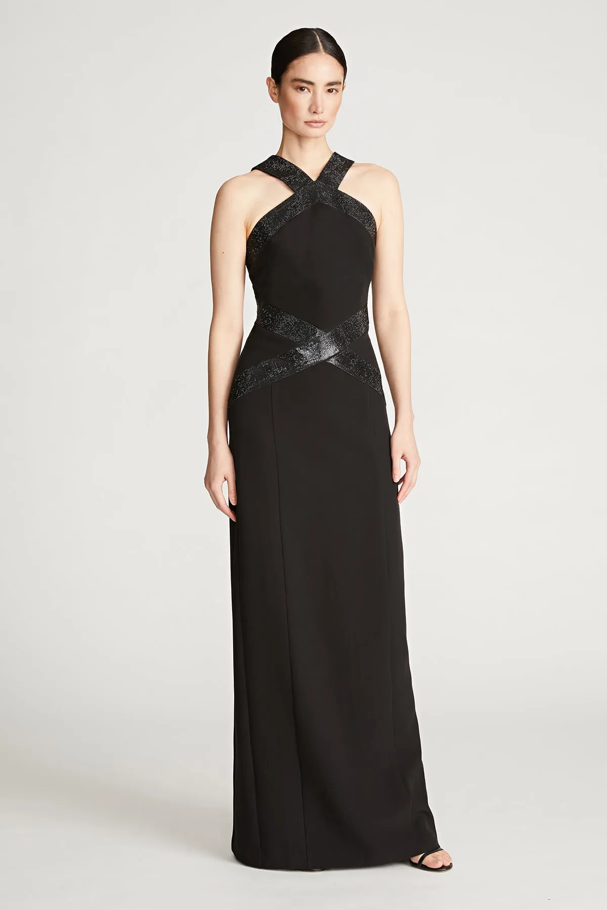 Joyce Gown In Crepe sold by H by Halston