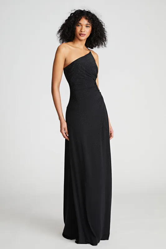 Giselle Gown In Crystal Jersey sold by H by Halston