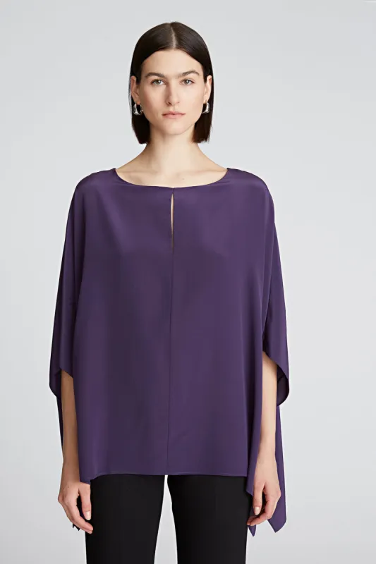 Wendy Top In Crepe De Chine made by H by Halston