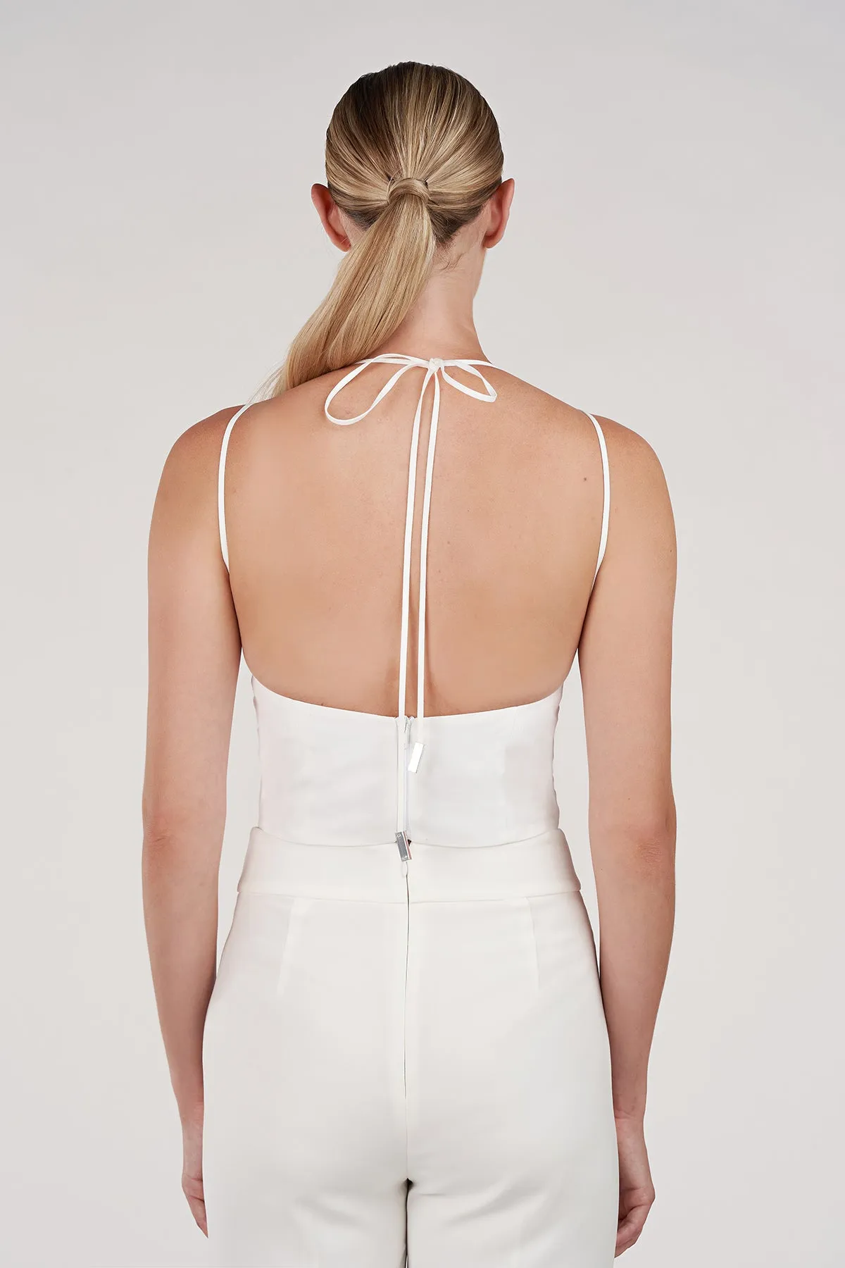 Ito Top In Viscose Linen sold by H by Halston product image thumbnail 2