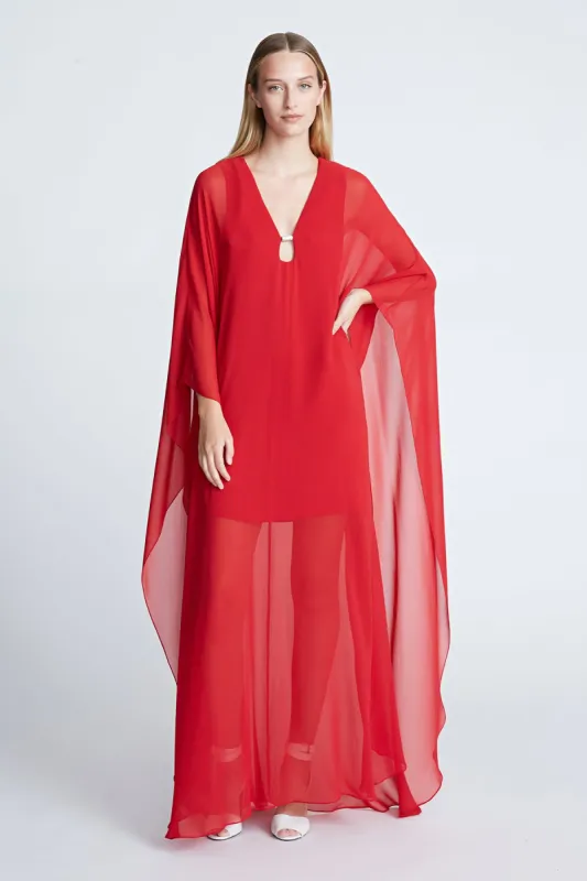 Paula Gown In Chiffon/Crepe made by H by Halston