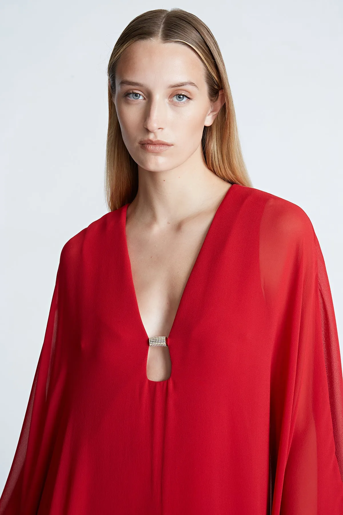 Paula Gown In Chiffon/Crepe sold by H by Halston product image thumbnail 4