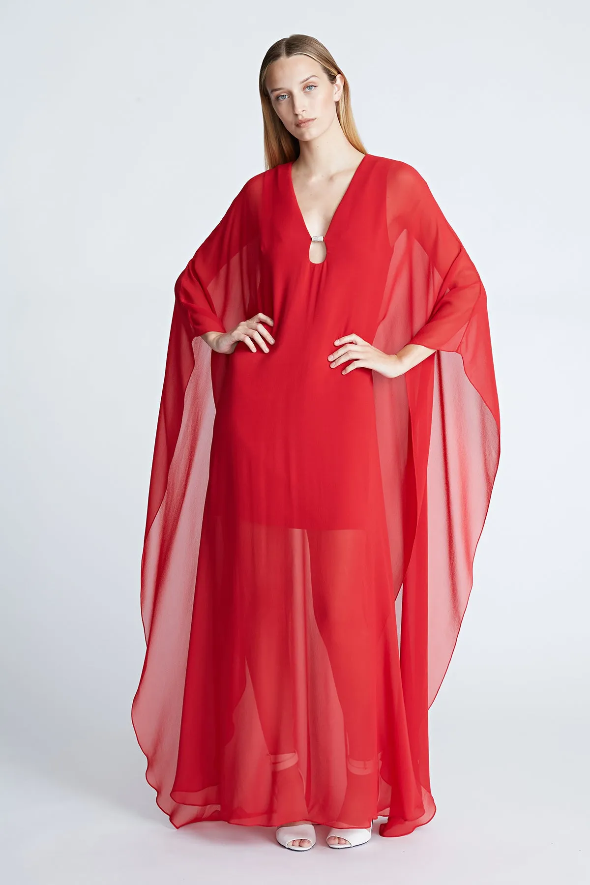 Paula Gown In Chiffon/Crepe sold by H by Halston product image thumbnail 5