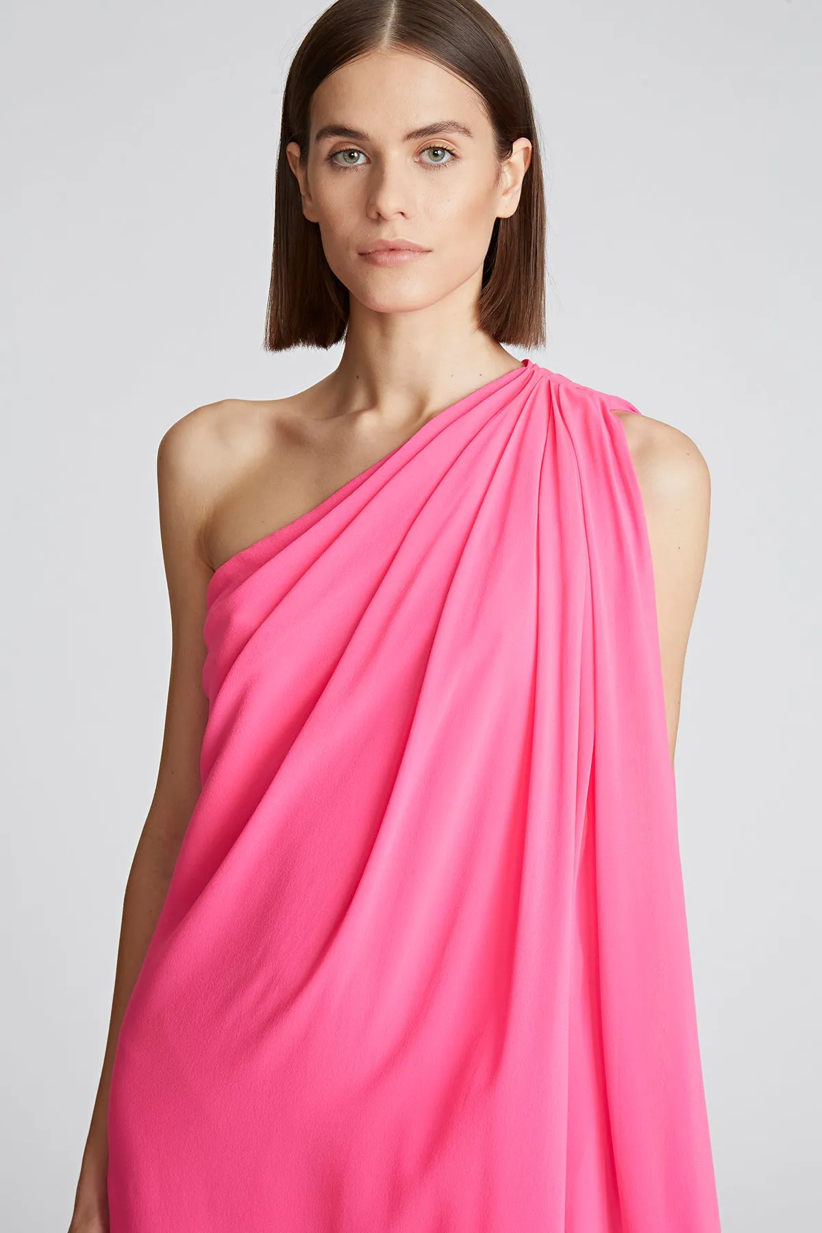 Mira Chiffon Draped Cocktail sold by H by Halston product image thumbnail 4