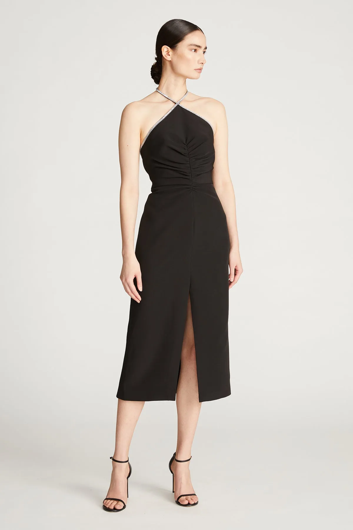Piper Dress With Crystal Trim sold by H by Halston