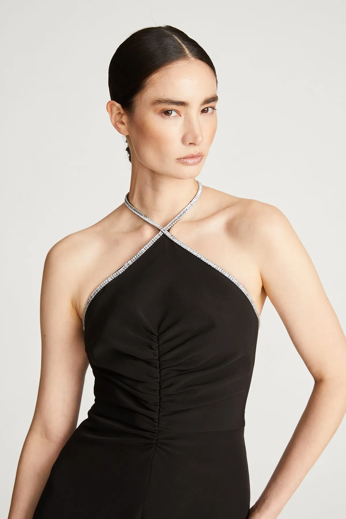 Piper Dress With Crystal Trim sold by H by Halston product image thumbnail 3