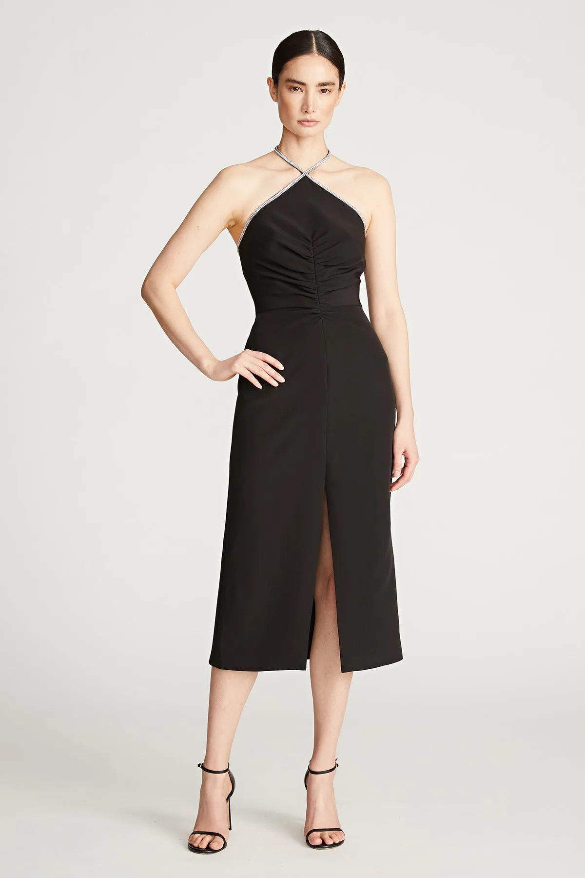 Piper Dress With Crystal Trim sold by H by Halston product image thumbnail 4