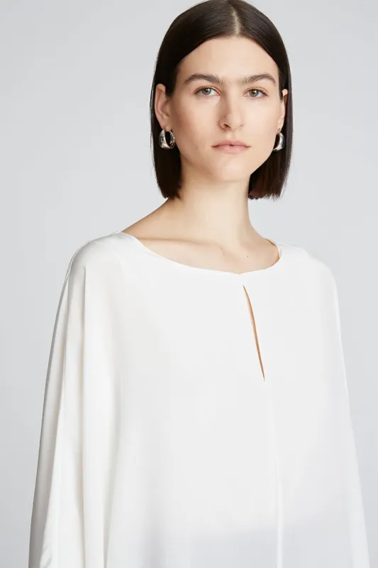 Wendy Top In Crepe De Chine made by H by Halston