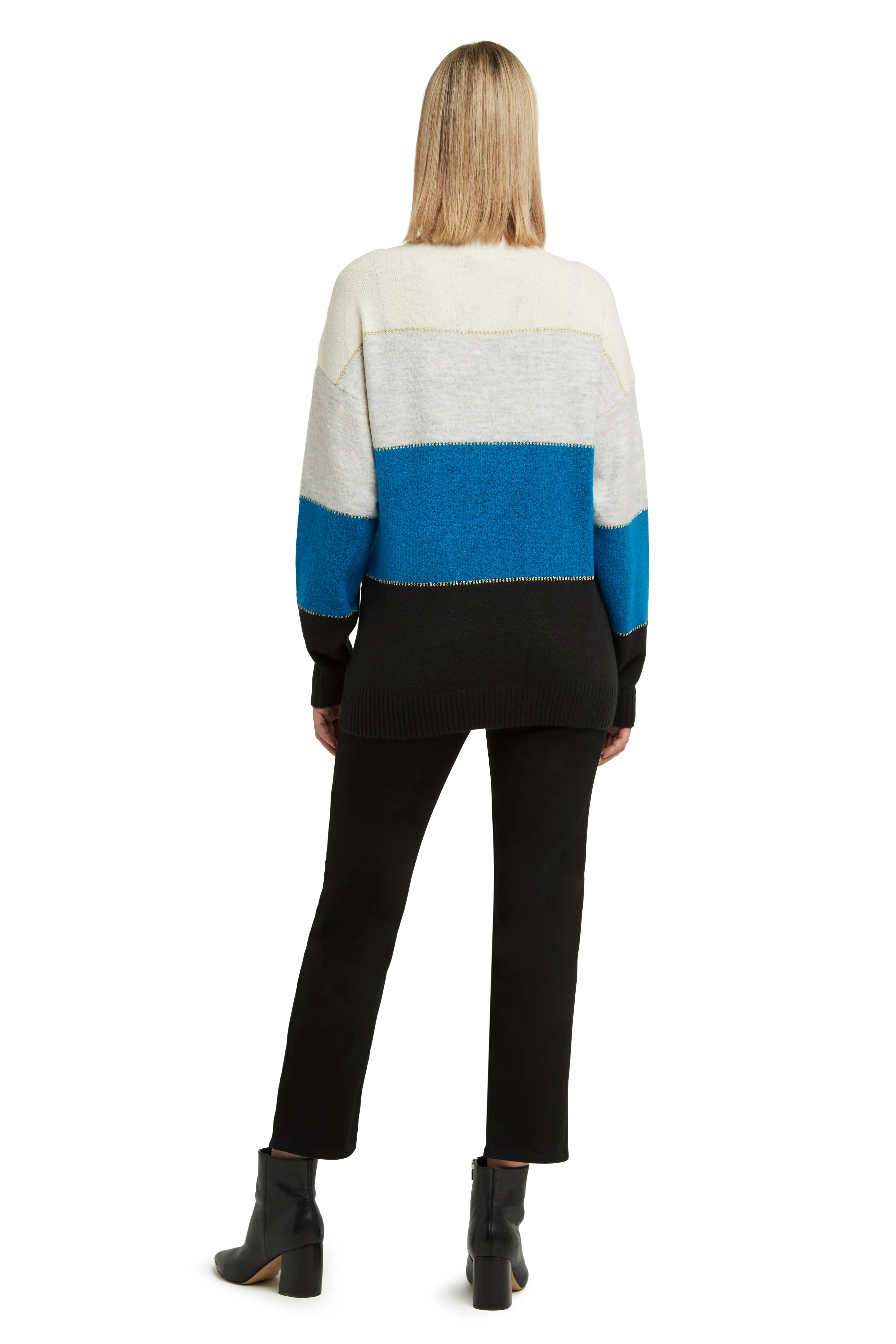 Mock Neck Long Sleeve Pullover Sweater sold by H by Halston product image thumbnail 2