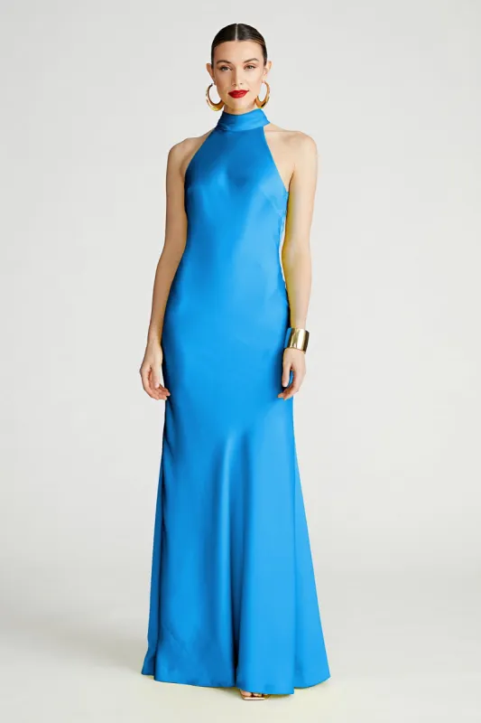Speranza Gown In Satin sold by H by Halston