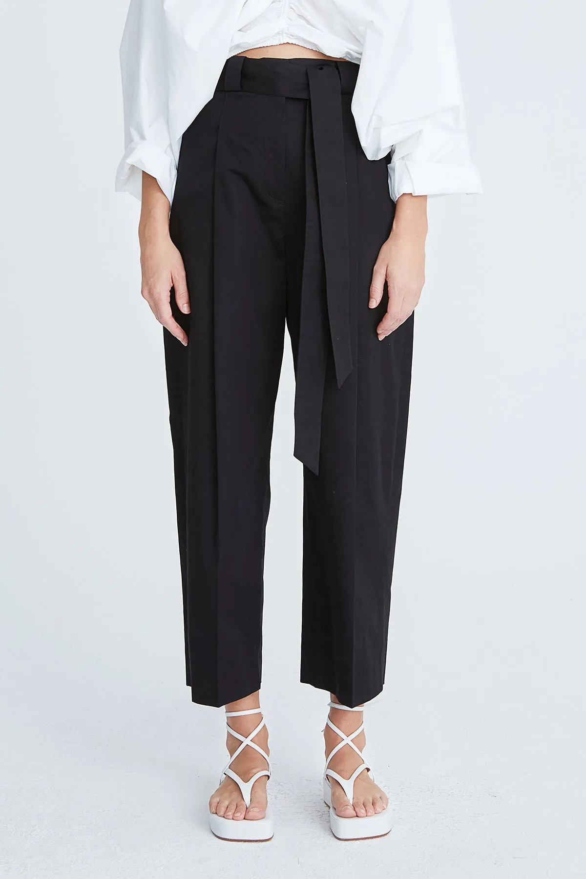Jaylin Twill Cropped Pant sold by H by Halston product image thumbnail 2
