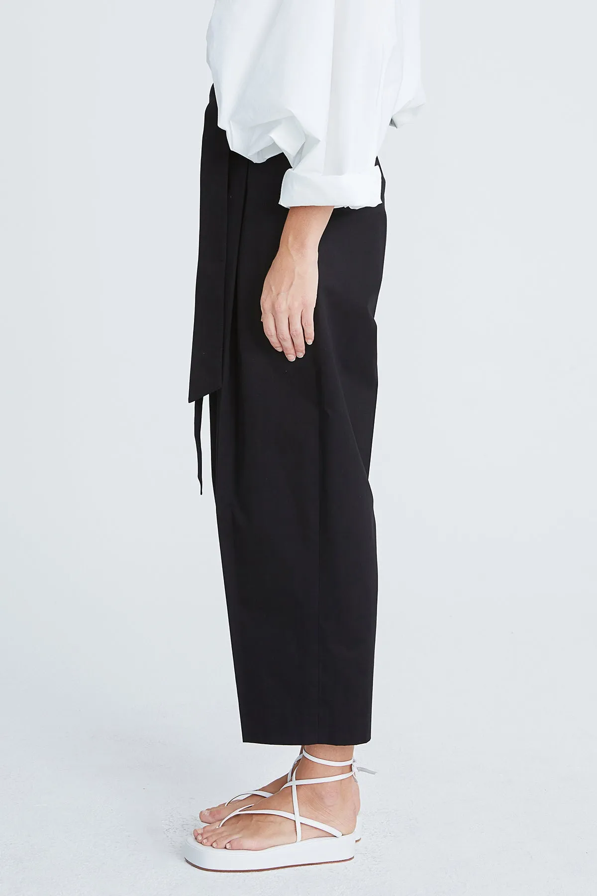 Jaylin Twill Cropped Pant sold by H by Halston product image thumbnail 5