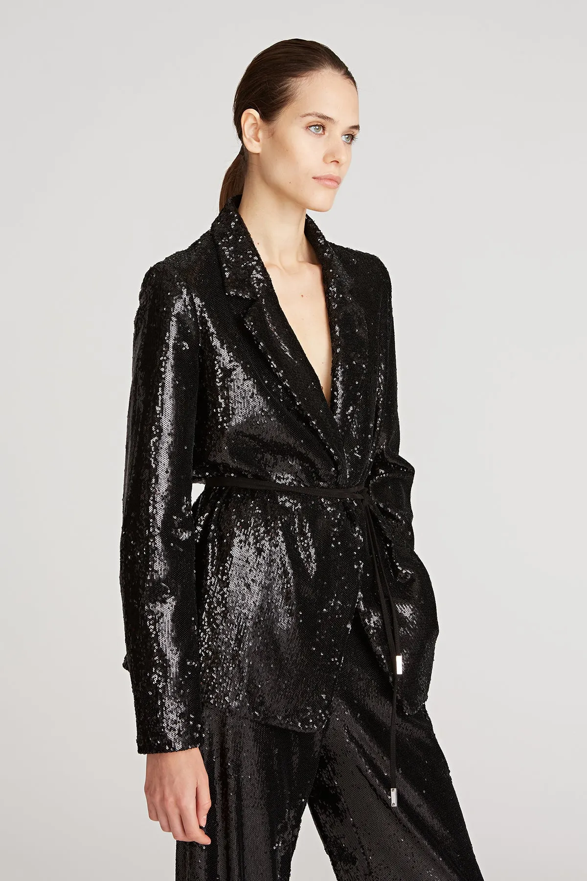 Lucy Sequin Jacket sold by H by Halston product image thumbnail 3