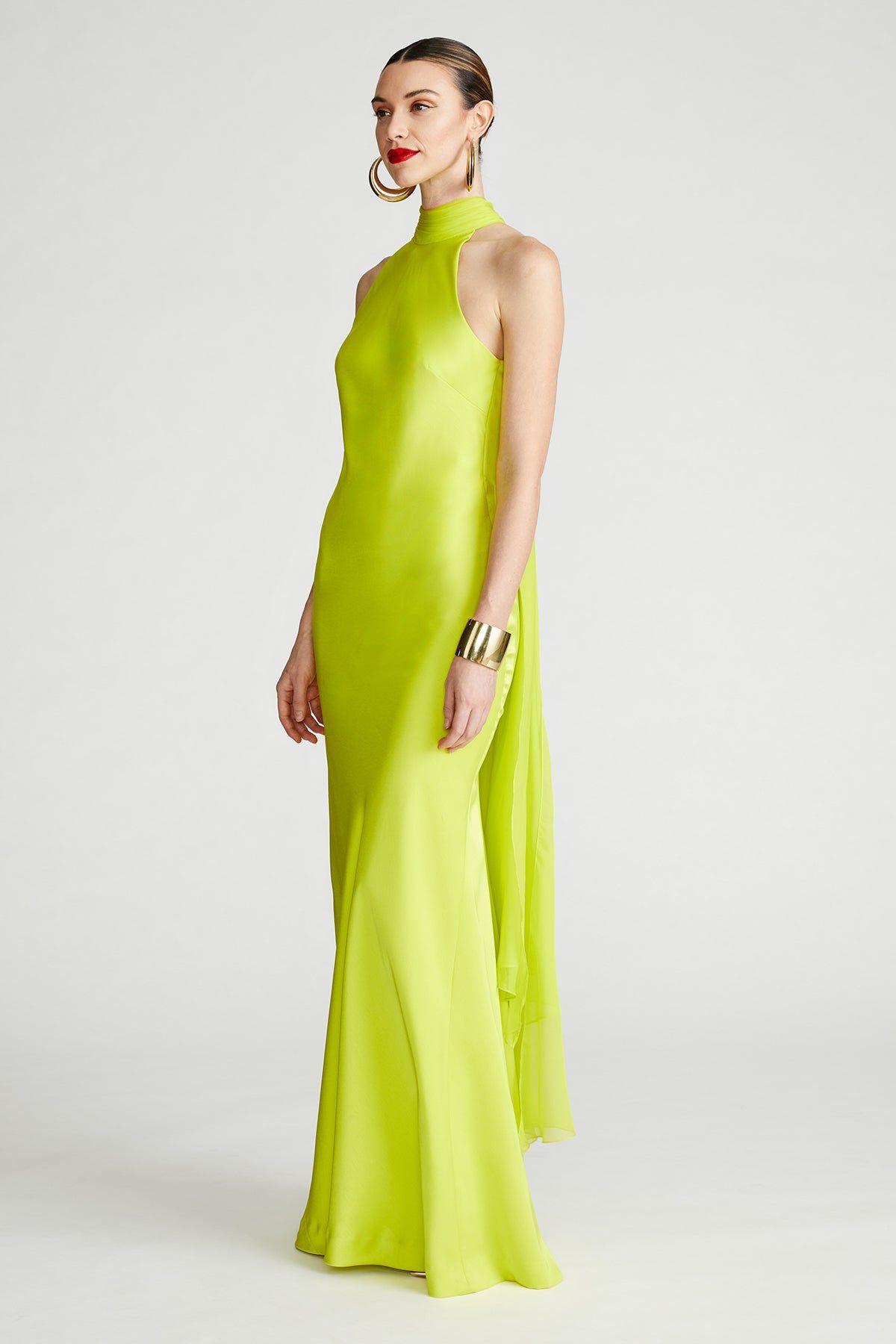 Speranza Gown In Satin sold by H by Halston product image thumbnail 3