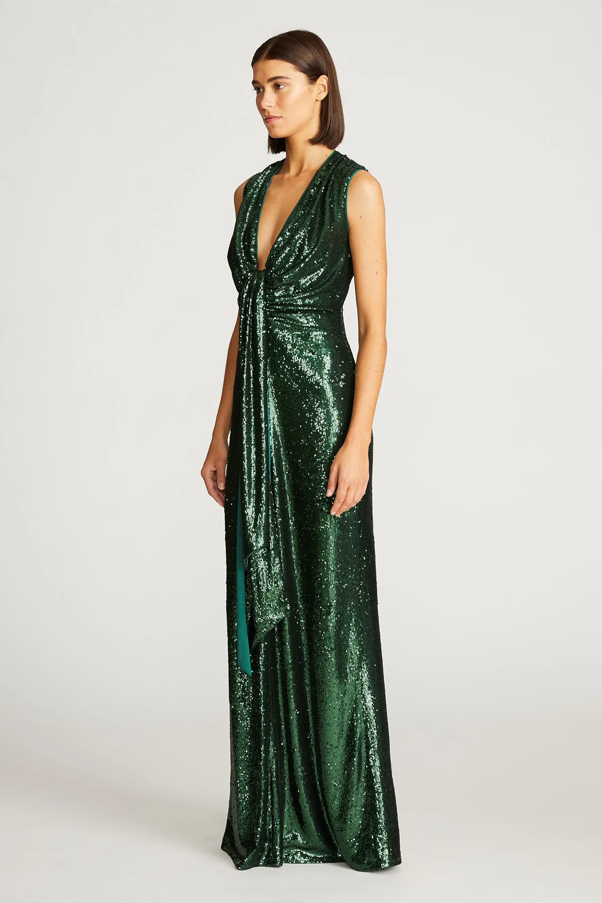 Magdalena Gown In Sequin sold by H by Halston product image thumbnail 3