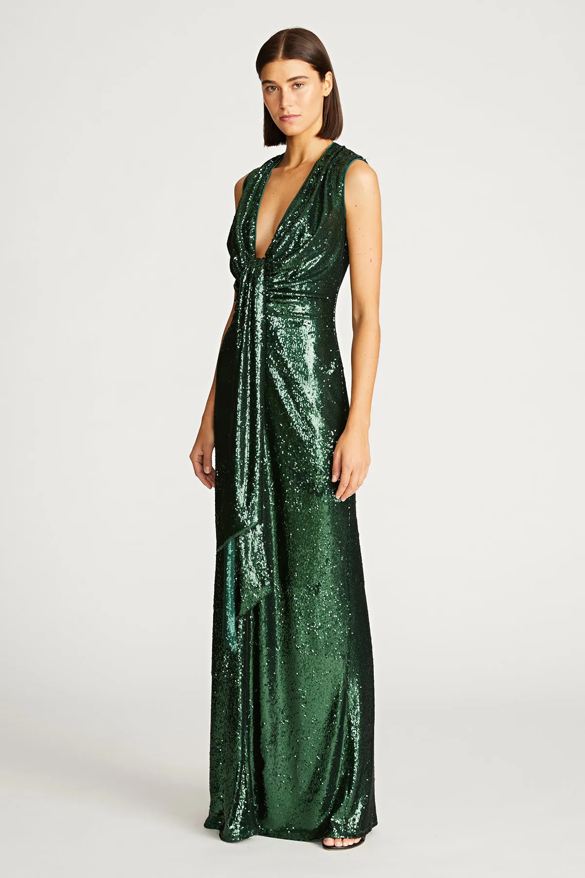 Magdalena Gown In Sequin sold by H by Halston product image thumbnail 5